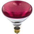 Globe Electric Wp 100Wbr38Red Fld Bulb 70894